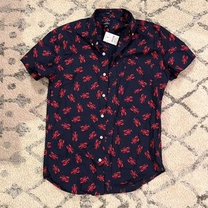 Mens J. Crew Lobster Button Down